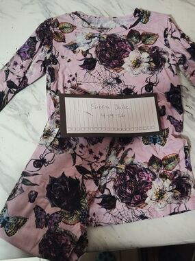 Bums And Roses Halloween Long Sleeve Shirt And Pants Set